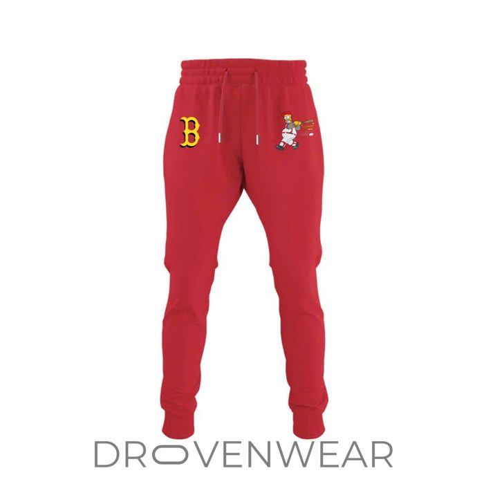 Boston Red Sox The Simpsons 2026 Limited Edition Jersey x Jogger x Cap - Image 6