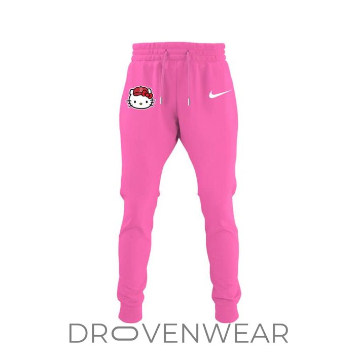 Boston Red Sox x BRUNO MARS x HELLO KITTY Pink Jersey | Jogger | Cap - Image 3