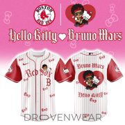 Boston Red Sox x BRUNO MARS x HELLO KITTY Red Jersey | Jogger | Cap