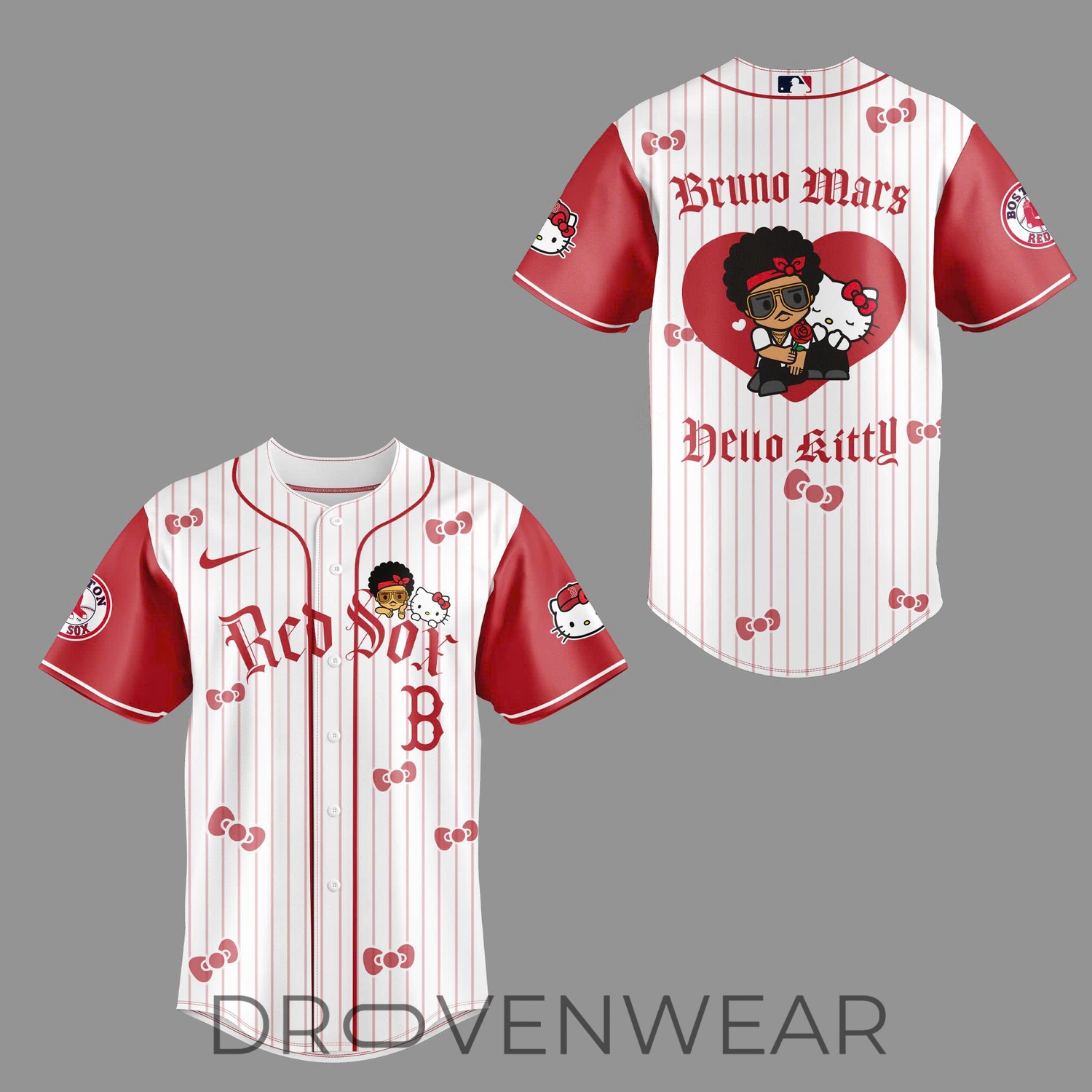 Boston Red Sox x BRUNO MARS x HELLO KITTY Red Jersey | Jogger | Cap Boston Red Sox x BRUNO MARS x HELLO KITTY Red Jersey | Jogger | Cap