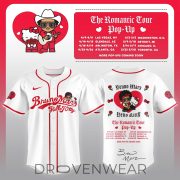 Bruno Mars Hello Kitty Romantic Tour Music Baseball Jersey - Image 4