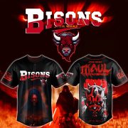 Buffalo Bisons Star Wars Darth Maul Theme Night Baseball Jersey - Image 2