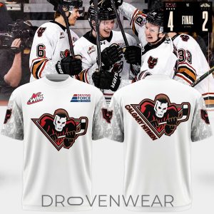 Calgary Hitmen new 2026 premium white TShirt by Drovenwear.com