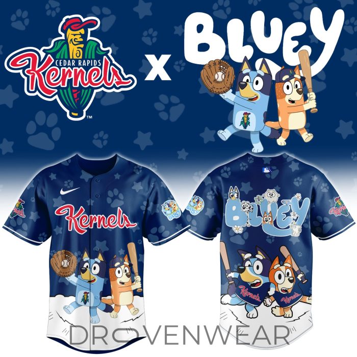 Cedar Rapids Kernels Bluey Night Limited Jersey - Image 2