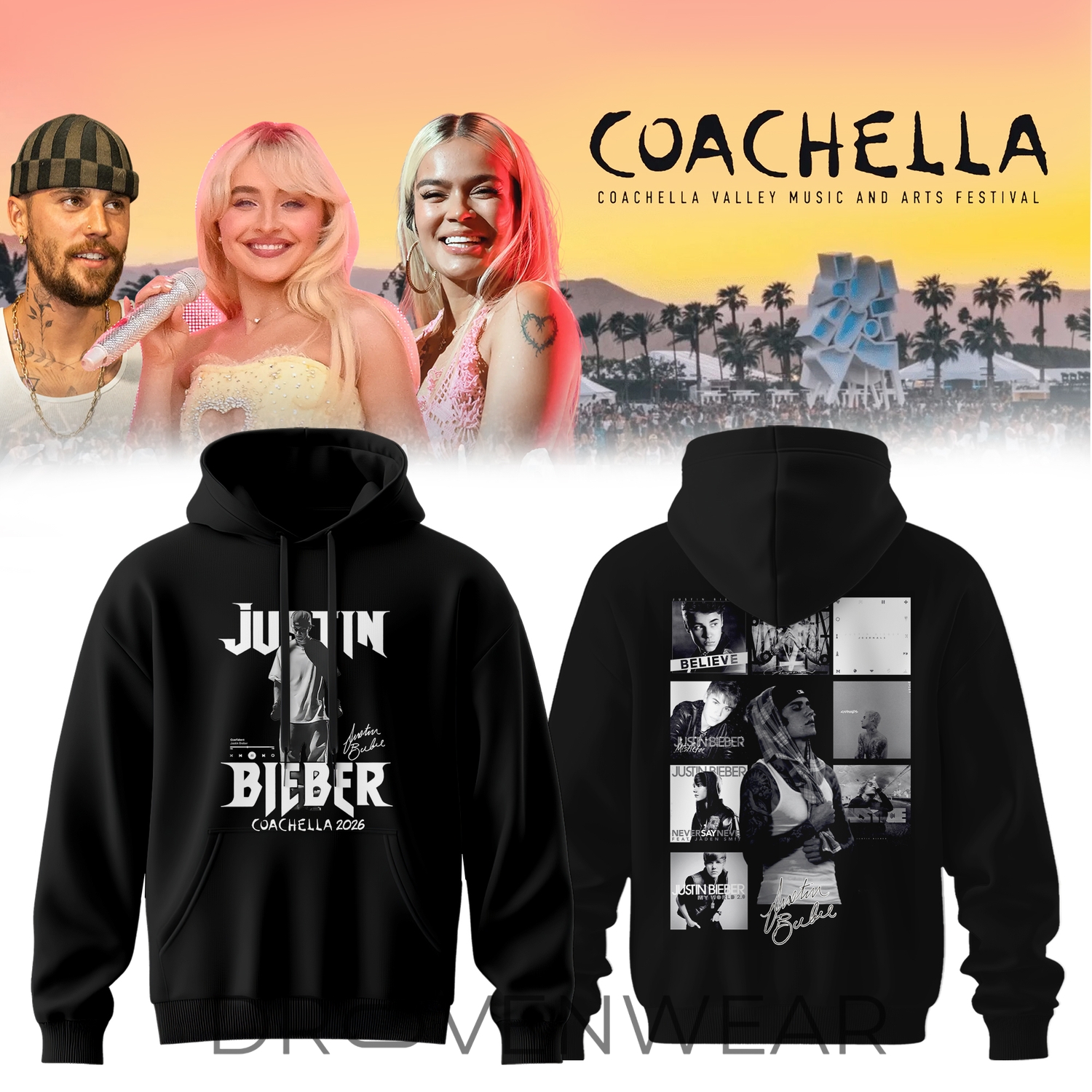 Coachella 2026 Festival State Of Mind Festival Pullover Hoodie Coachella 2026 Festival State Of Mind Festival Pullover Hoodie
