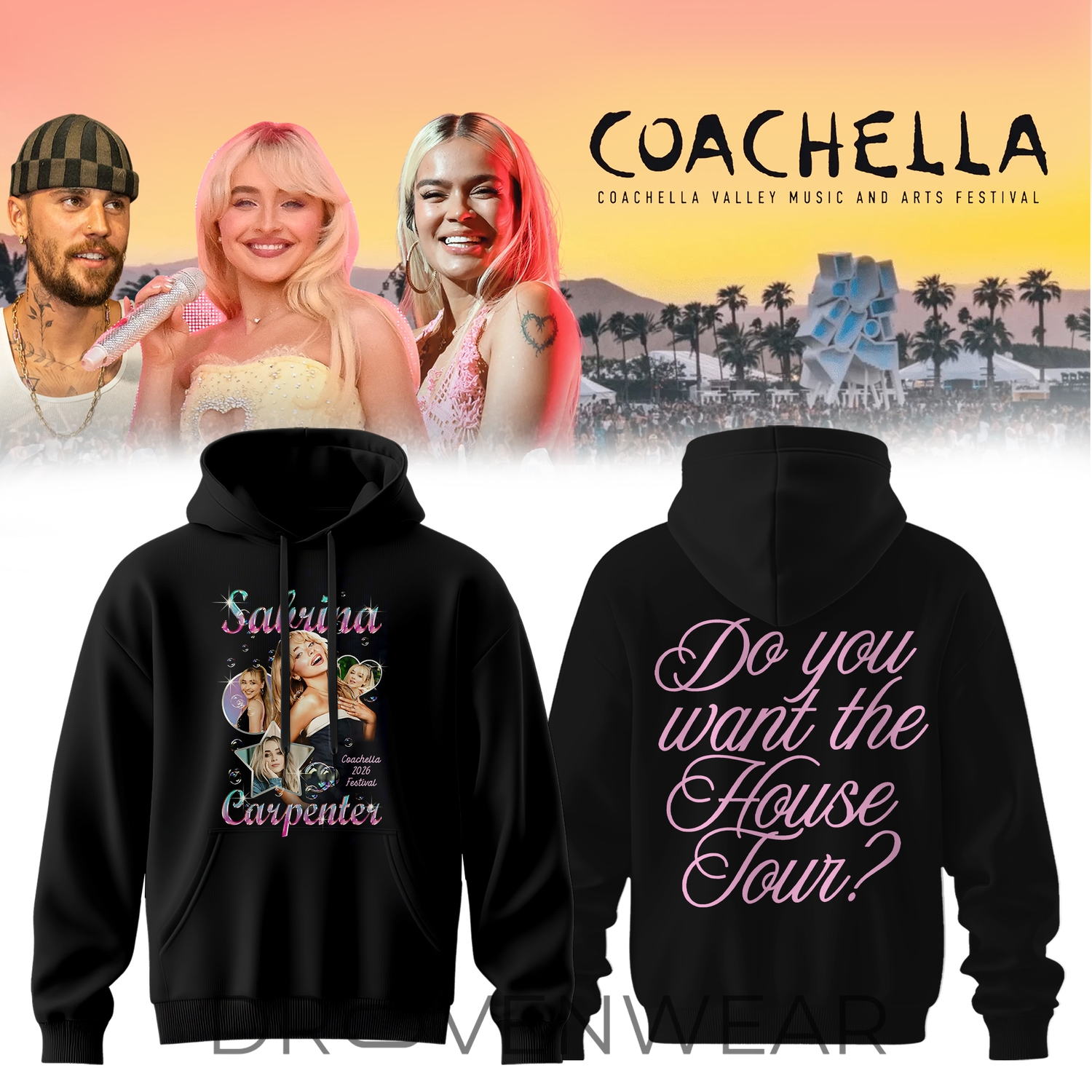 Coachella 2026 Festival State Of Mind Festival Pullover Hoodie V3 Coachella 2026 Festival State Of Mind Festival Pullover Hoodie V3
