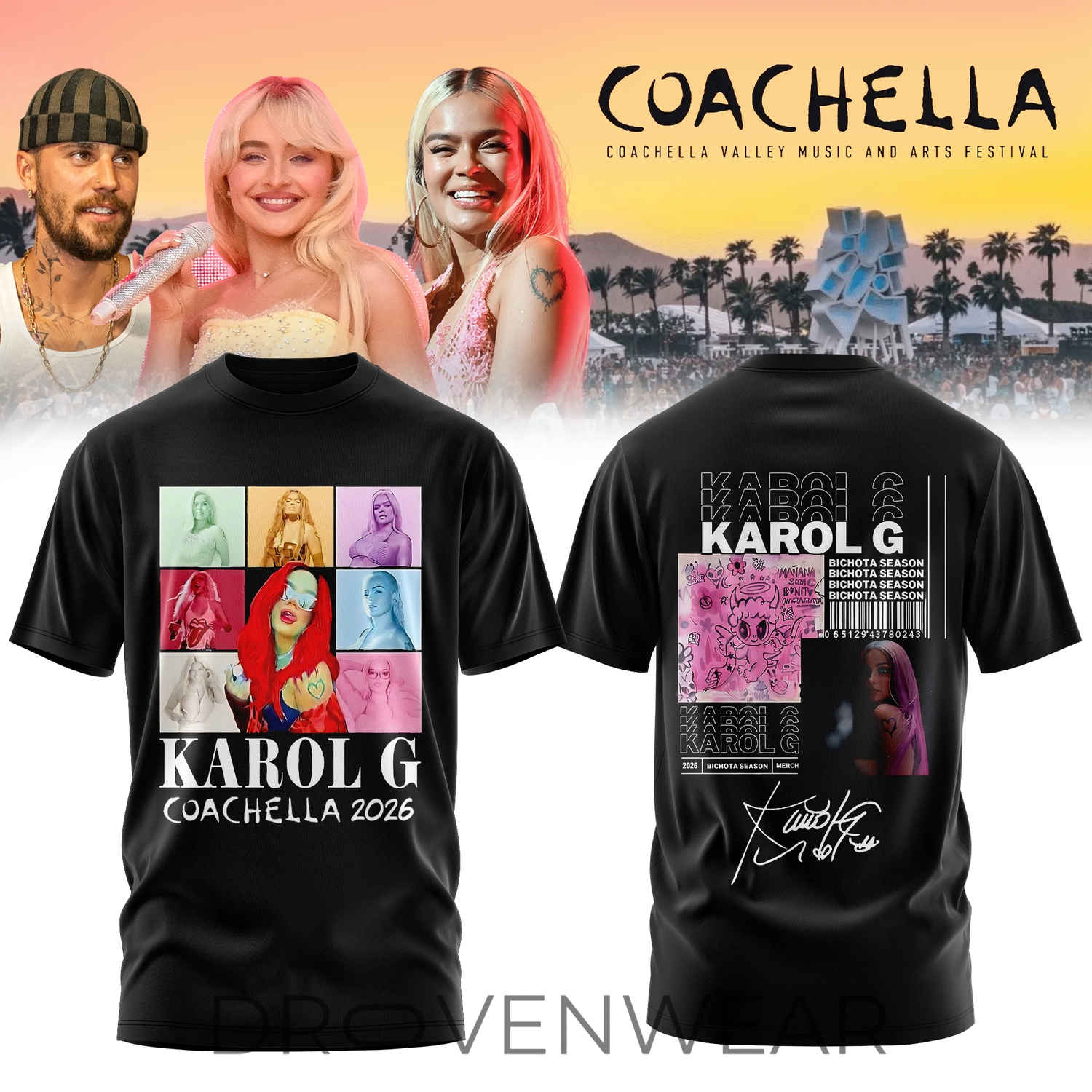 Coachella 2026 Festival State Of Mind Graphic Festival Shirt V2 Coachella 2026 Festival State Of Mind Graphic Festival Shirt V2