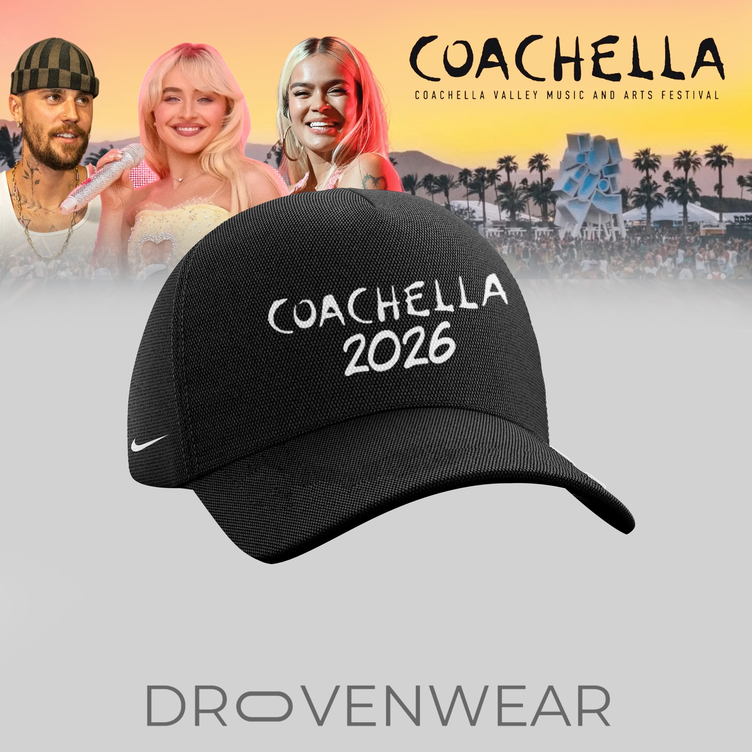Coachella 2026 Festival State Of Mind Lifestyle Cap Coachella 2026 Festival State Of Mind Lifestyle Cap