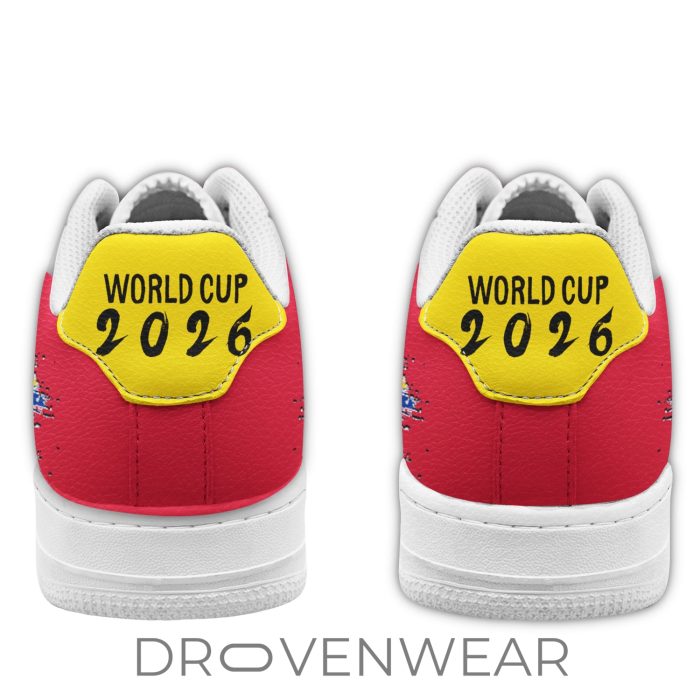 Colombia Soccer 2026 World Cup Mickey Mouse Air Force 1 Sneakers - Image 3