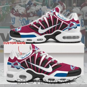Colorado Avalanche NHL Inspired Air Max Style Sport Sneakers by Drovenwear.com