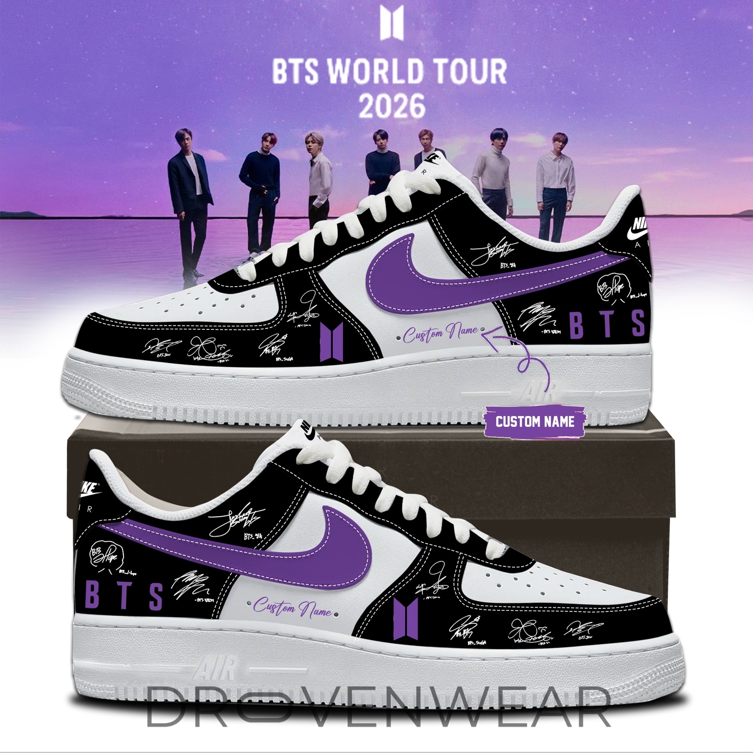 Comeback & World Tour 2026 Limited Edition Signature - AF1 Shoes 1 Comeback & World Tour 2026 Limited Edition Signature - AF1 Shoes 1