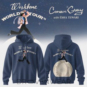 Conan Gray Wishbone World Tour 2026 Limited Hoodie by Drovenwear.com