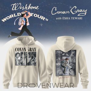 Conan Gray Wishbone World Tour 2026 Limited Hoodie Ver3 by Drovenwear.com