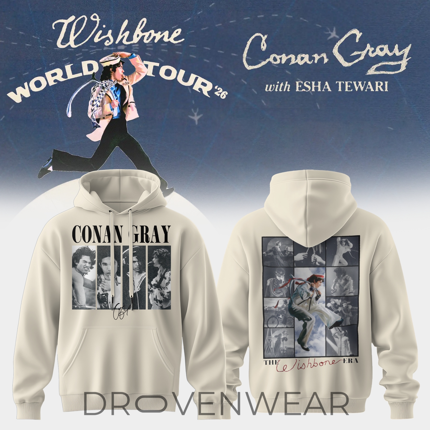 Conan Gray: Wishbone World Tour 2026 Limited Hoodie Ver3 Conan Gray: Wishbone World Tour 2026 Limited Hoodie Ver3