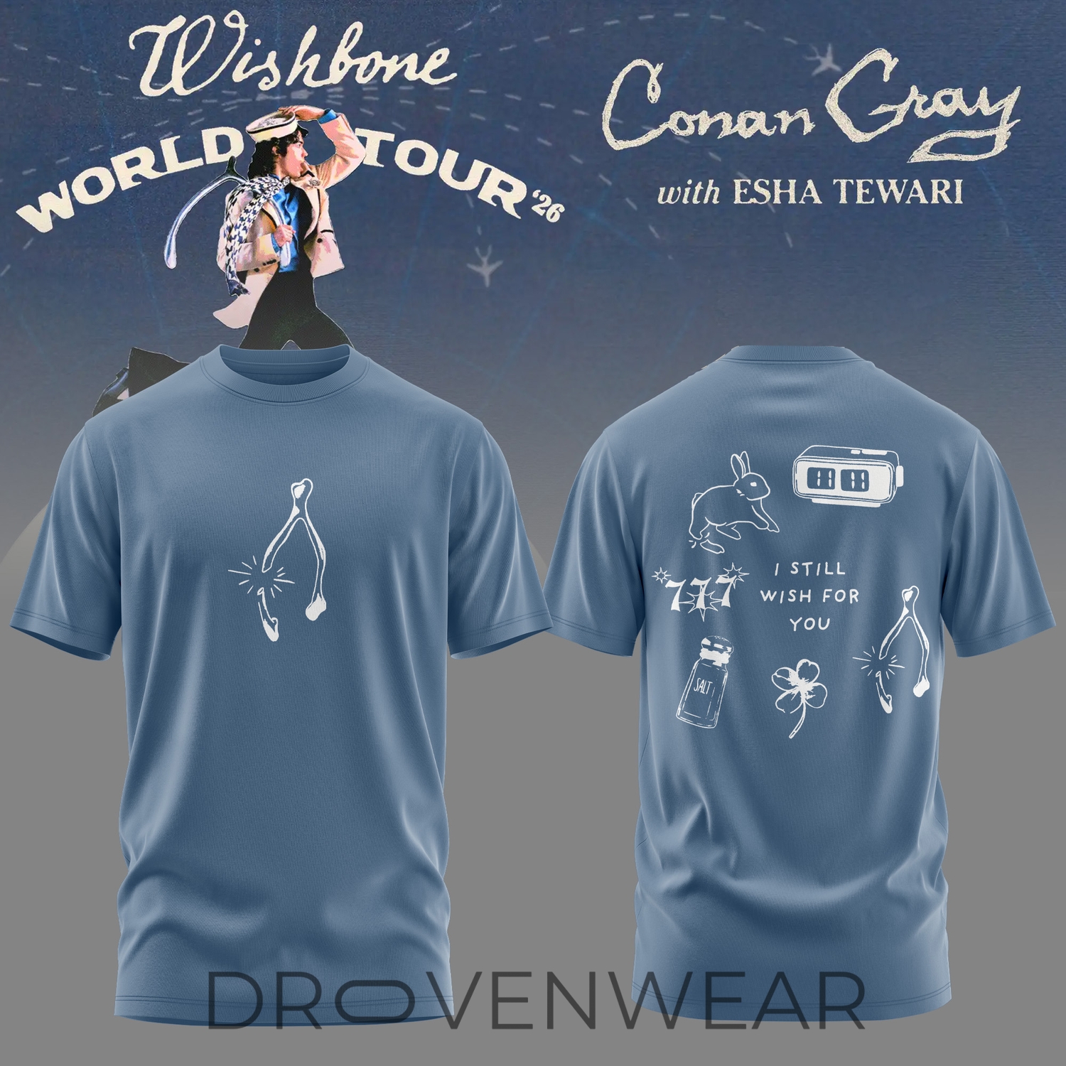 Conan Gray: Wishbone World Tour 2026 Limited T-Shirt Ver2 Conan Gray: Wishbone World Tour 2026 Limited T-Shirt Ver2