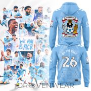 Coventry City WE ARE PREMIER LEAGUE Limited Edition Hoodie Blue