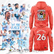 Coventry City WE ARE PREMIER LEAGUE Limited Edition Hoodie Orange Signature