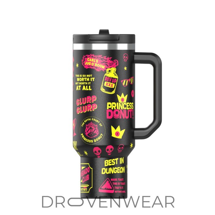 Crawl & Chaos Princess Donut Best In Dungeon 40oz Special Edition Tumbler - Image 2