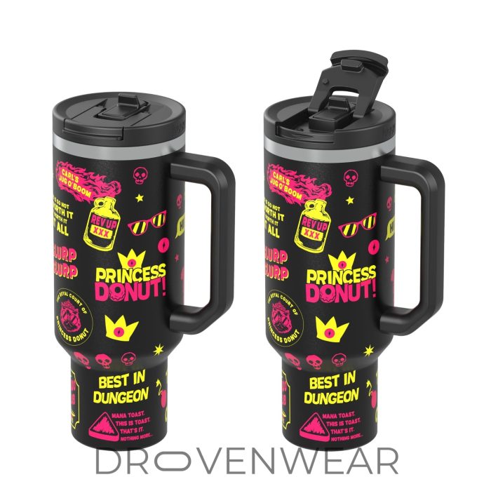 Crawl & Chaos Princess Donut Best In Dungeon 40oz Special Edition Tumbler - Image 3