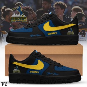 Custom Low Top Sneakers ACT Brumbies Edition by Drovenwear.com