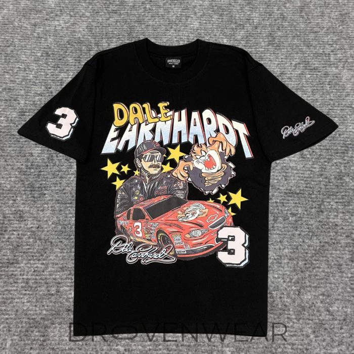 Dale Earnhardt Vintage Racing Tee - Retro NASCAR Style Oversized Graphic T-Shirt - Image 2