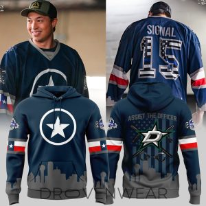 Dallas Stars Robo Assist The Officer Hoodie by Drovenwear.com
