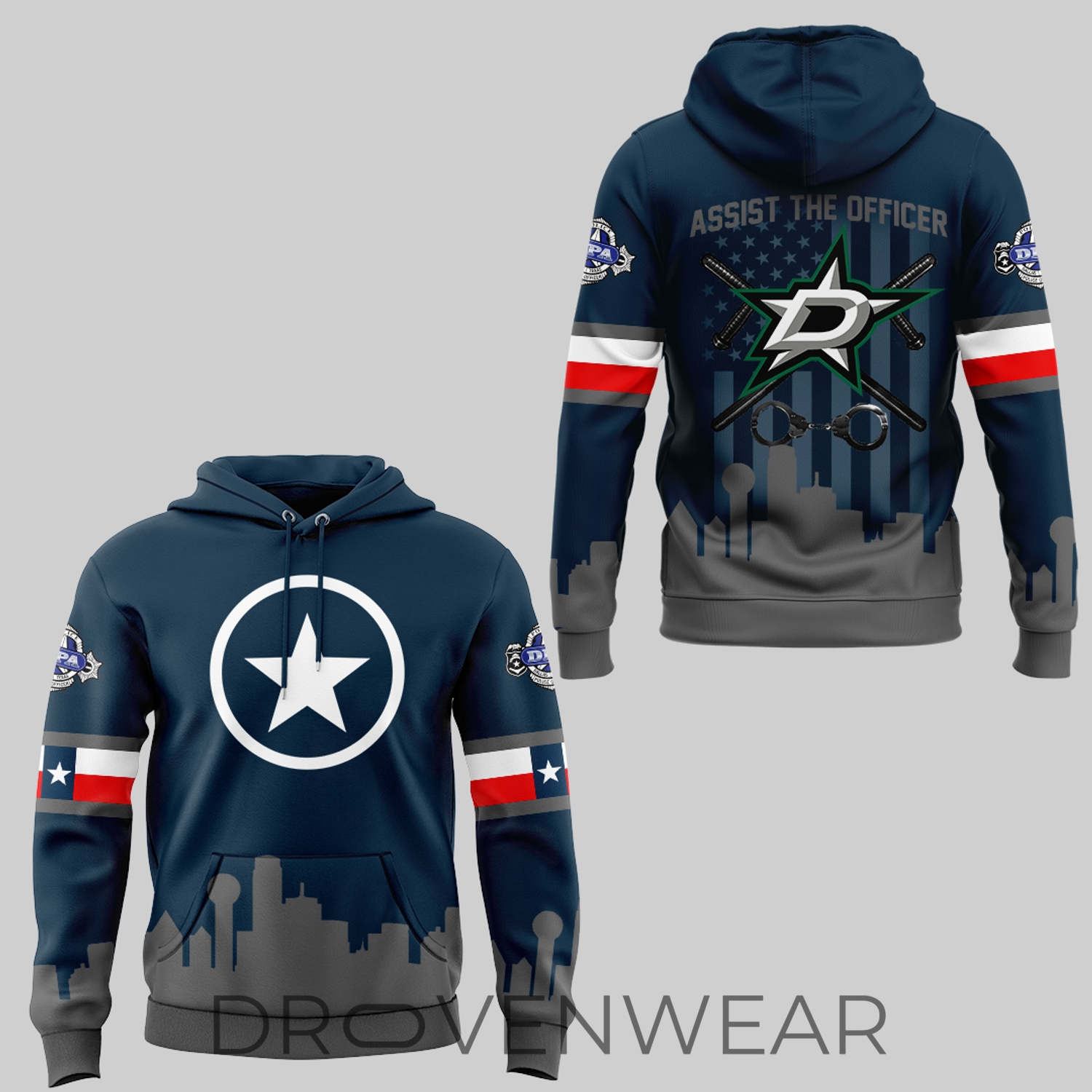 Dallas Stars "Robo Assist The Officer" Hoodie Dallas Stars "Robo Assist The Officer" Hoodie
