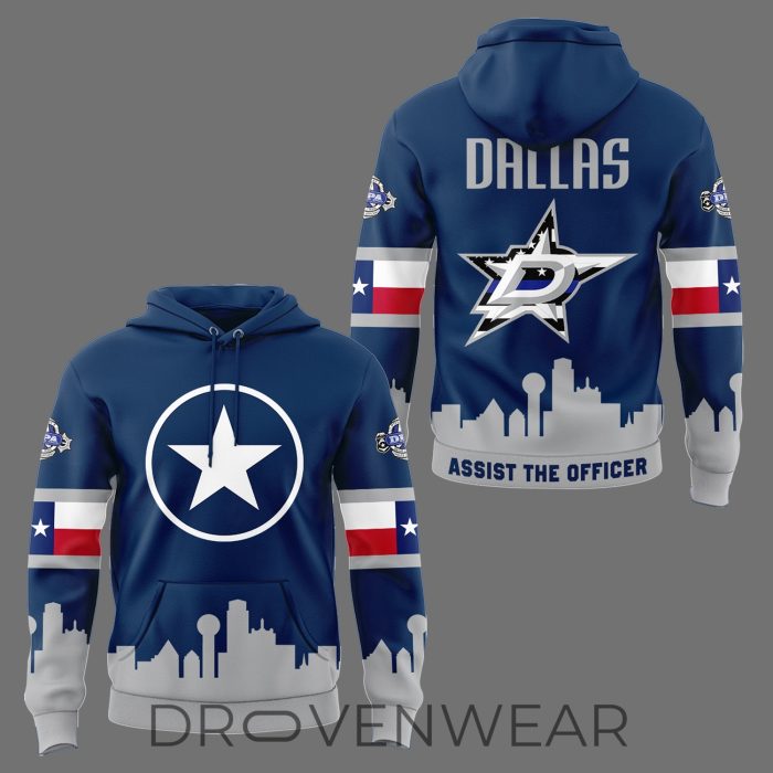 Dallas Stars "Robo Assist The Officer" Hoodie Ver3 - Image 2