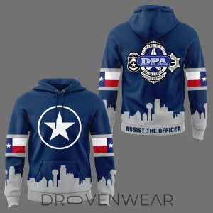 Dallas Stars Robo Assist The Officer Hoodie Ver4 by Drovenwear.com
