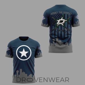 Dallas Stars Robo Assist The Officer Shirt by Drovenwear.com