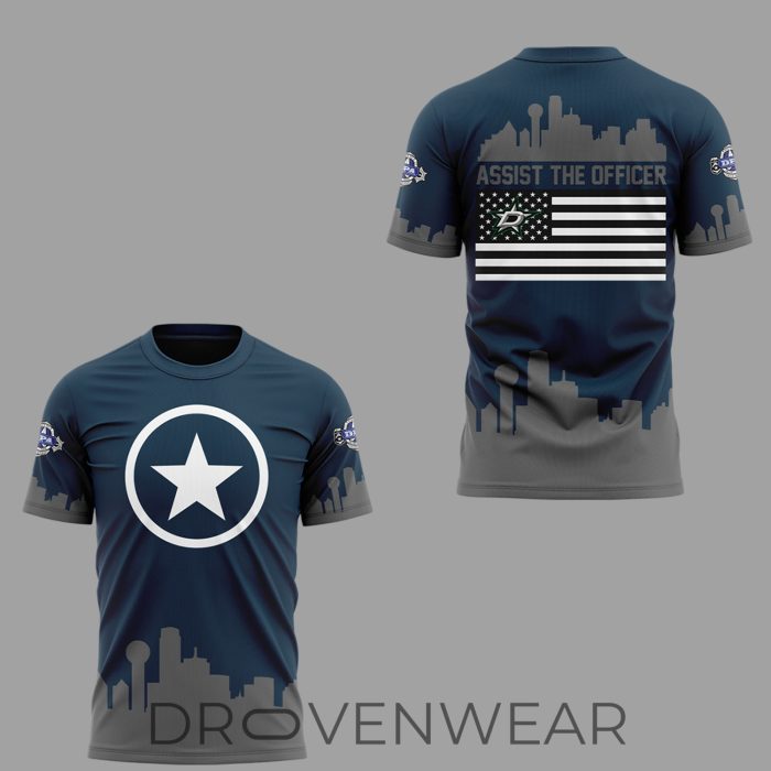 Dallas Stars "Robo Assist The Officer" Shirt Ver2 - Image 2