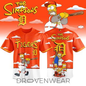 Detroit Tigers x The Simpsons 2026 Limited Edition Jersey by Drovenwear.com