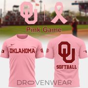 Exclusive T-Shirt Pink for fans Oklahoma Sooners softball!