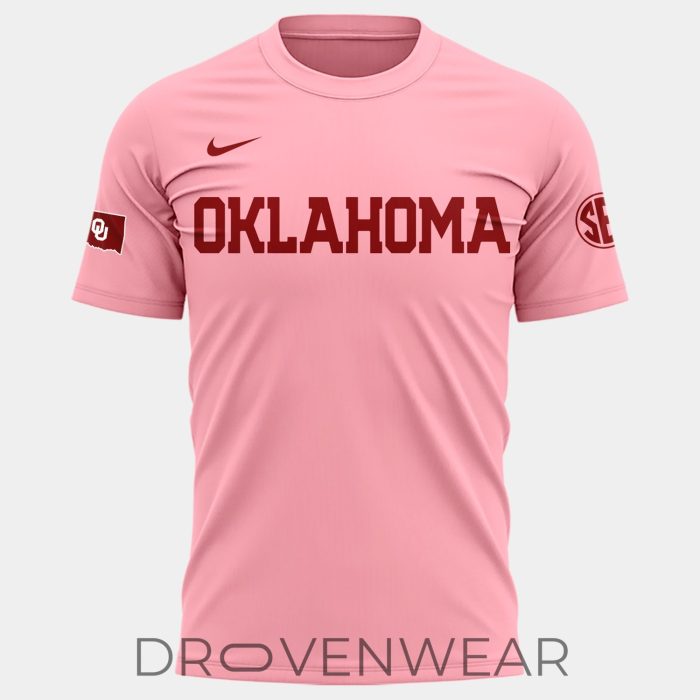 Exclusive T-Shirt Pink for fans Oklahoma Sooners softball! - Image 2