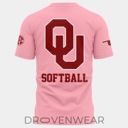 Exclusive T-Shirt Pink for fans Oklahoma Sooners softball! - Image 3
