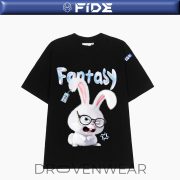 FIDE Fantasy Angry Bunny Graphic Oversized T-Shirt