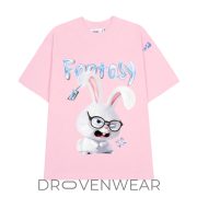 FIDE Fantasy Angry Bunny Graphic Oversized T-Shirt - Image 2