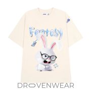 FIDE Fantasy Angry Bunny Graphic Oversized T-Shirt - Image 3