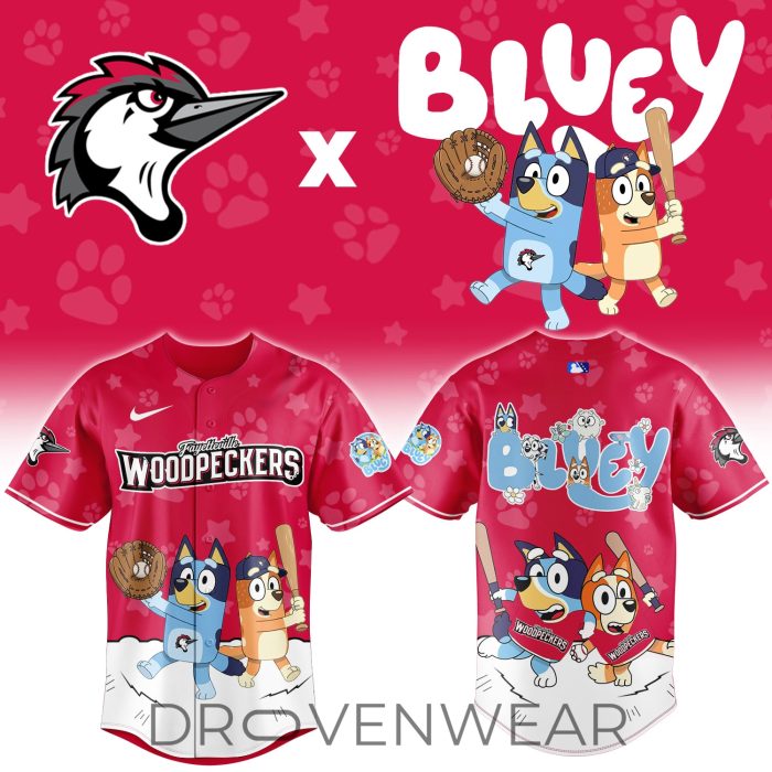 Fayetteville Woodpeckers Bluey Night Game Limited Jersey - Image 2