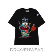 Funny Cartoon Graphic Tee - "Oggy and the Cockroaches" Oversized Streetwear Shirt