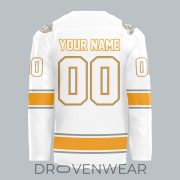 Green Bay Gamblers 2026 Throwback White Out Hockey Jersey - Image 3