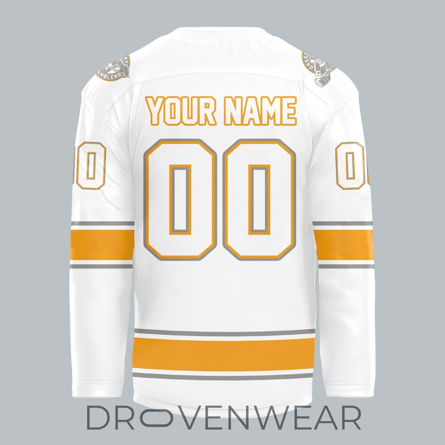 Green Bay Gamblers 2026 Throwback White Out Hockey Jersey Green Bay Gamblers 2026 Throwback White Out Hockey Jersey