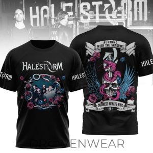 Halestorm UK Europe Tour 2026 Limited Release 3D Graphic Tee by Drovenwear.com