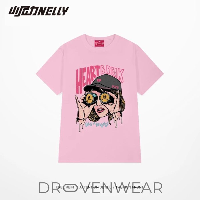 Heartbreak Take A Revenge Graphic Tee - Edgy Pop Art Oversized Streetwear T-Shirt - Image 3