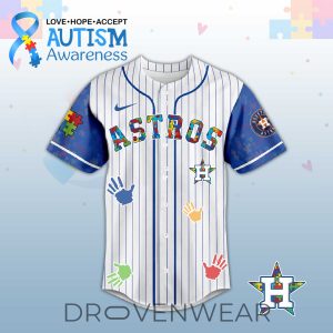 Houston Astros Autism Awareness 2026 Limited Editions Jersey by Drovenwear.com