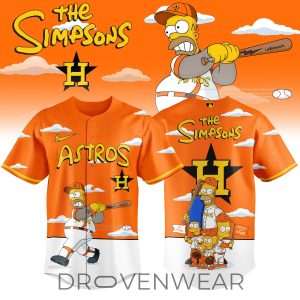 Houston Astros x The Simpsons 2026 Limited Edition Jersey by Drovenwear.com