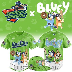 Hub City Spartanburgers Bluey Night Game Limited Jersey by Drovenwear.com