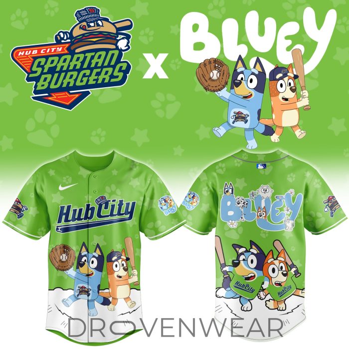 Hub City Spartanburgers Bluey Night Game Limited Jersey - Image 2