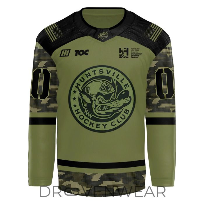 Huntsville Havoc Military Appreciation Night Hockey Jersey - Image 2