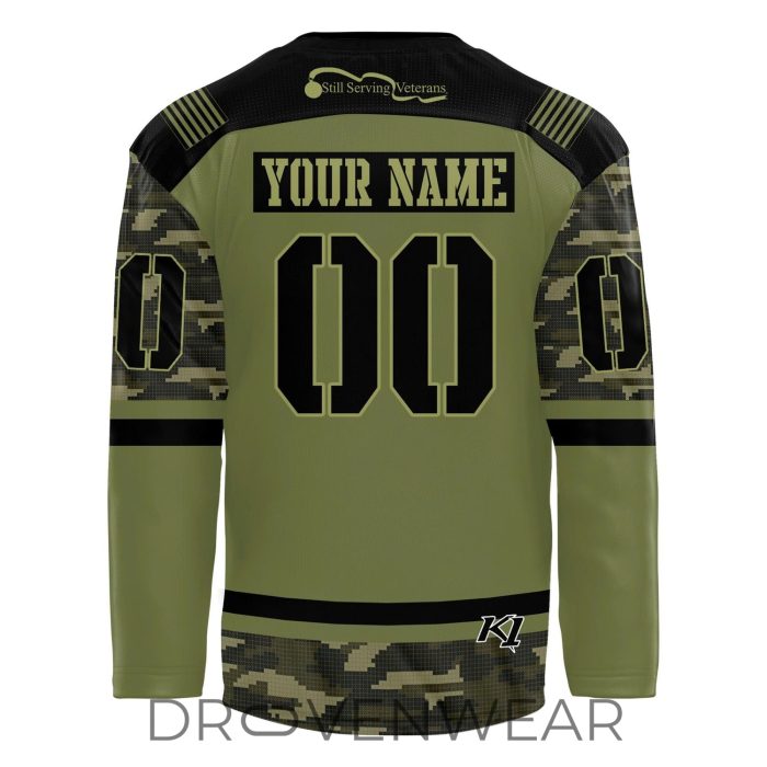 Huntsville Havoc Military Appreciation Night Hockey Jersey - Image 3